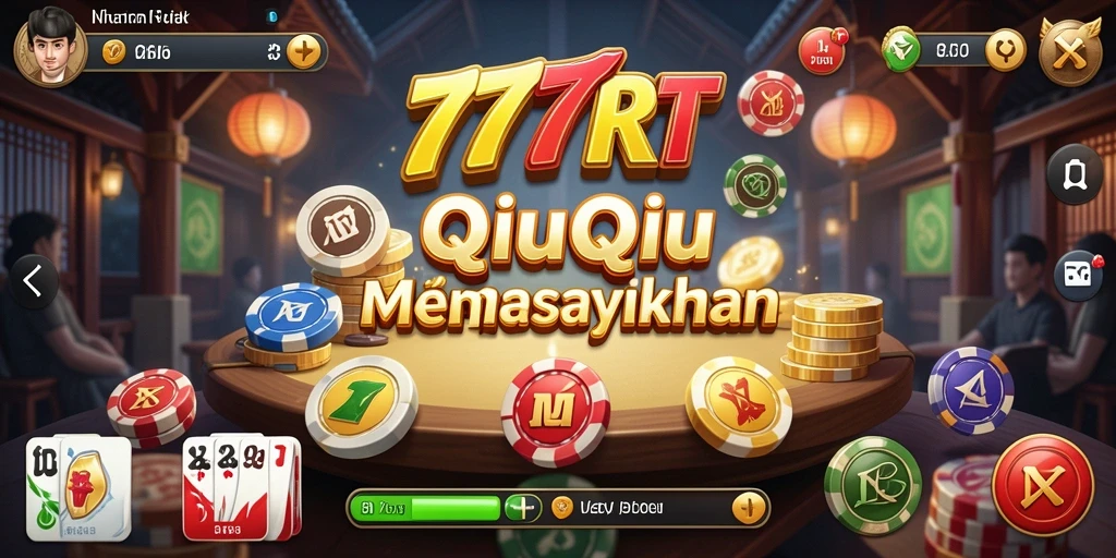 Tampilan permainan QiuQiu yang menegangkan di 777RT.