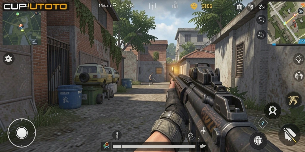 Gameplay CUPUTOTO dengan grafis memukau dan aksi seru.