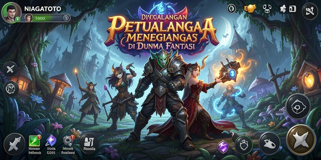 Tampilan gameplay menegangkan dan penuh tantangan di NIAGATOTO.