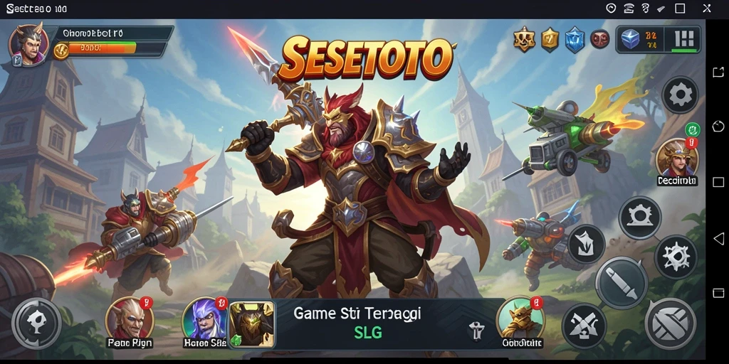Tampilan gameplay menarik dari SESETOTO menampilkan strategi dan aksi seru.